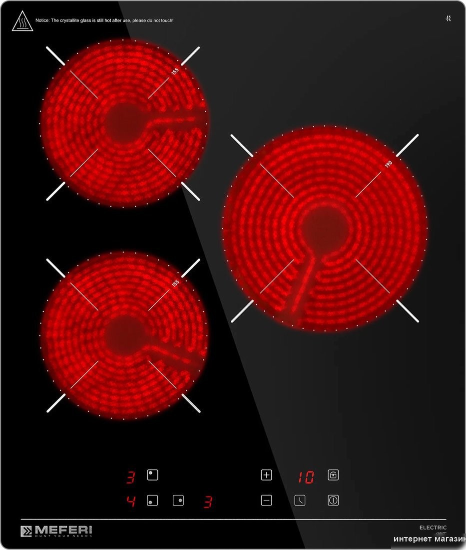 Варочная панель Meferi MEH453BK Light