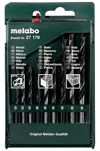 Набор оснастки Metabo 627179000 (9 предметов)