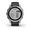 Умные часы Garmin Fenix 7 Solar 47 мм (серебристый/графитовый)