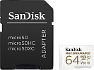 Карта памяти SanDisk microSDXC SDSQQVR-064G-GN6IA 64GB (с адаптером)