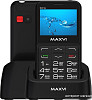 Кнопочный телефон Maxvi B231ds (черный)