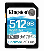 Карта памяти Kingston Canvas Go! Plus SDXC 512GB