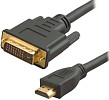 Кабель 5bites DVI - HDMI APC-080-020 (2 м, черный)