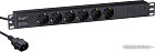 Блок розеток ExeGate ServerPro PDU-19H604 Al-6S-C14-2.5CU