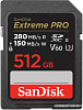 Карта памяти SanDisk Extreme PRO SDXC SDSDXEP-512G-GN4IN 512GB