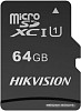 Карта памяти Hikvision microSDHC HS-TF-C1(STD)/64G 64GB