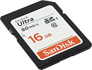 Карта памяти SanDisk SDHC (Class 10) 16GB [SDSDUNC-016G-GN6IN]