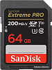 Карта памяти SanDisk Extreme PRO SDXC SDSDXXU-064G-GN4IN 64GB