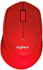 Мышь Logitech M330 Silent Plus (красный) [910-004911]