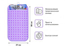 Коврик для ванной Perfecto Linea прямоугольный с пузырьками 66х37 см (фиолетовый)