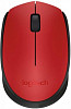 Мышь Logitech M171 Wireless Mouse красный/черный [910-004641]