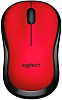 Мышь Logitech M220 Silent (красный) [910-004880]