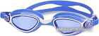 Очки для плавания Indigo Tarpon GS22-4 (синий/белый)