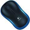 Мышь Logitech M185 (черный/синий)