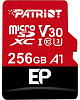 Карта памяти Patriot microSDXC EP Series PEF256GEP31MCX 256GB (с адаптером)