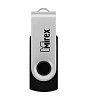 USB Flash Mirex Swivel Rubber 64GB (черный/серебристый)