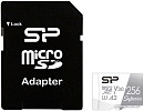 Карта памяти Silicon-Power Superior microSDXC SP256GBSTXDA2V20SP 256GB (с адаптером)