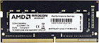 Оперативная память AMD Radeon R7 Performance 16GB DDR4 SODIMM PC4-21300 R7416G2606S2SUO