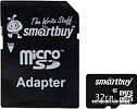 Карта памяти Smart Buy microSDHC Class 10 32GB (SB32GBSDCL10-01)