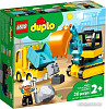 Конструктор LEGO Duplo 10931 Грузовик и гусеничный экскаватор